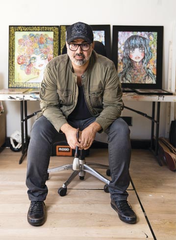 Portrait de l'artiste Ali Sabet